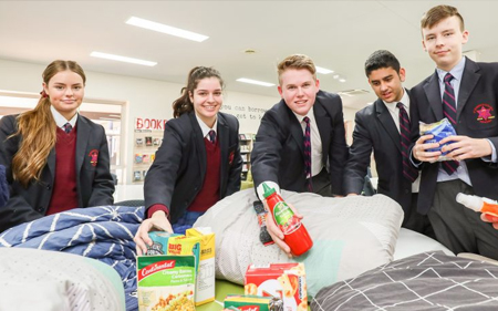 St Joseph’s College, Mildura helps out the Winter Appeal
