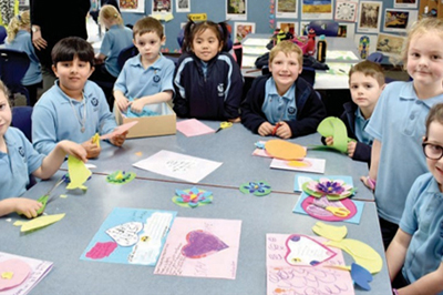 St Mary’s Primary School, Swan Hill send love to Melbourne
