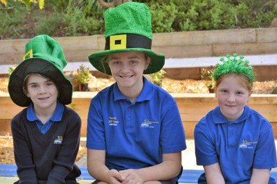 Gordon's St Patrick's Primary School goes green to celebrate a namesake