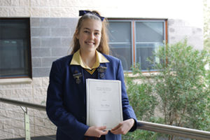 Damascus College, Mount Clear student, Maya, is recognised as a future leader