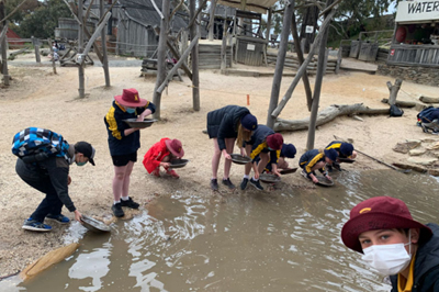 Sovereign Hill excursion for St Patrick's Primary School, Camperdown students