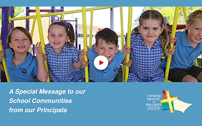 Principals Partner to Deliver a Special Message to Families