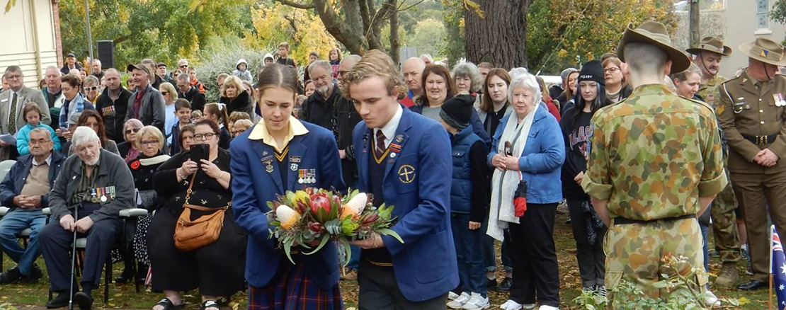 Anzac Day at Damascus College, Mount Clear